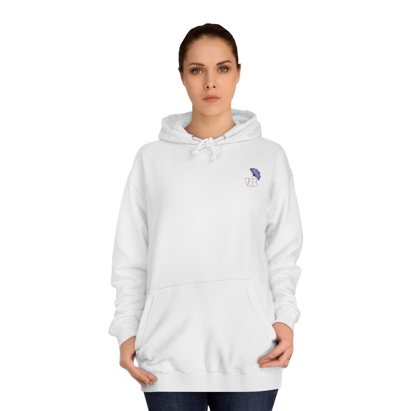 Unisex College Hoodie - Vela Lash Bar