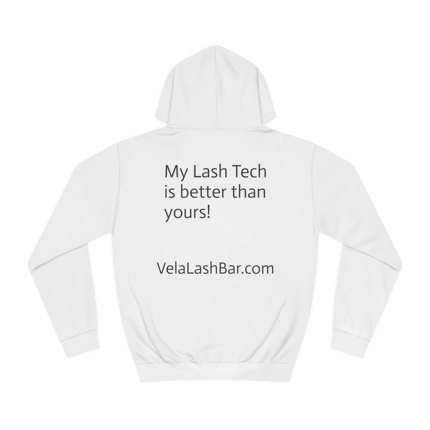 Unisex College Hoodie - Vela Lash Bar