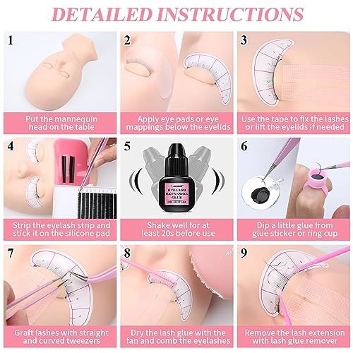 Lash Training Kit for Eyelash Extension - Vela Lash Bar