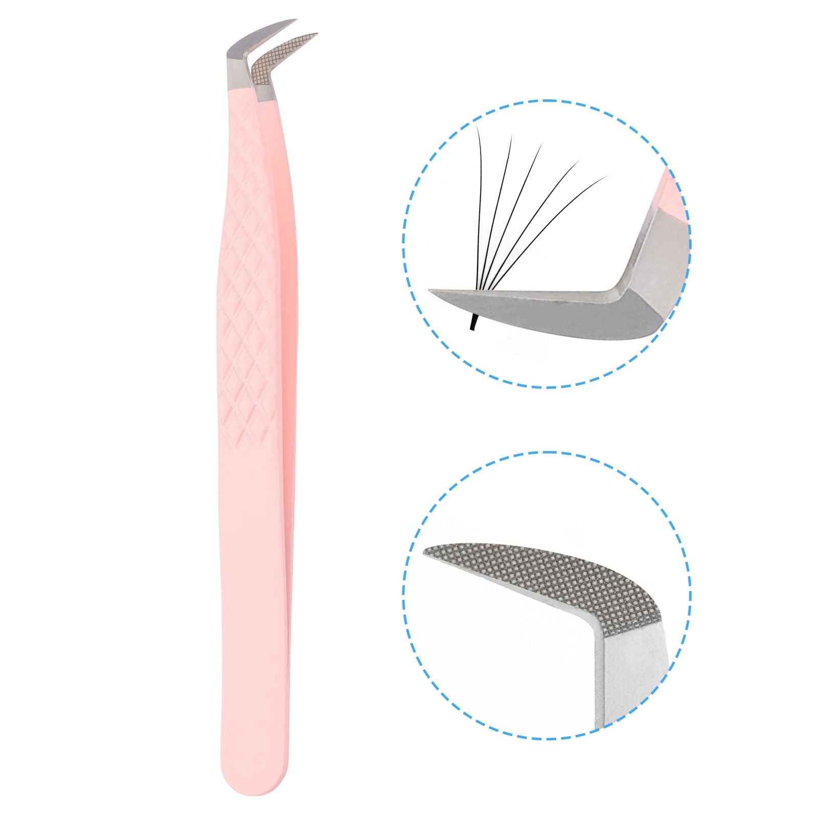 Lash Tweezers Precision Stainless Steel Professional - Vela Lash Bar